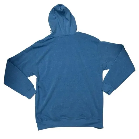 Nashville Tennessee Pullover Hoodie Sz L Point Sportswear Blue Music City 1806 - Picture 3 of 8